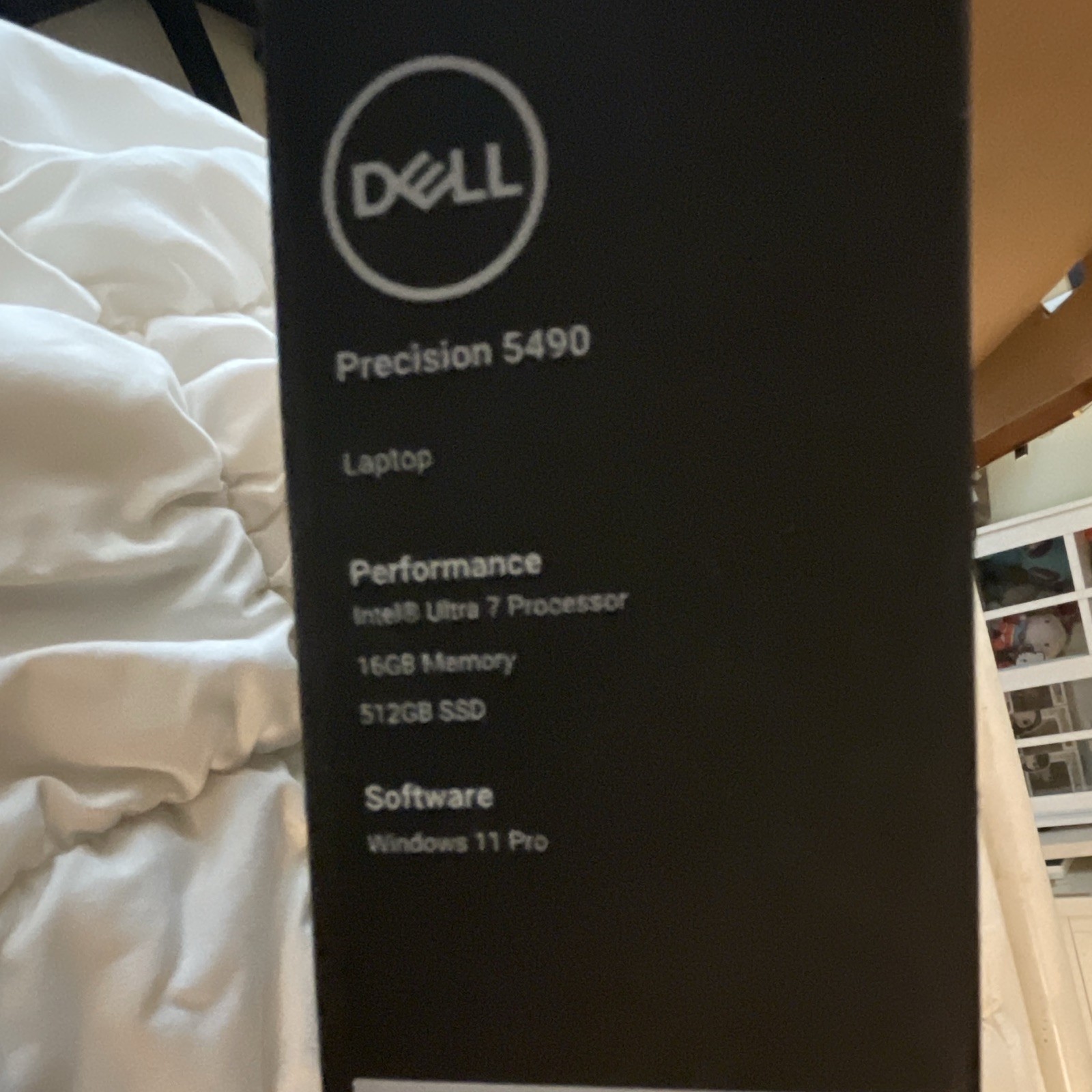 Dell Precision 5490 Workstation, intel vPro, Windows, w/ charger