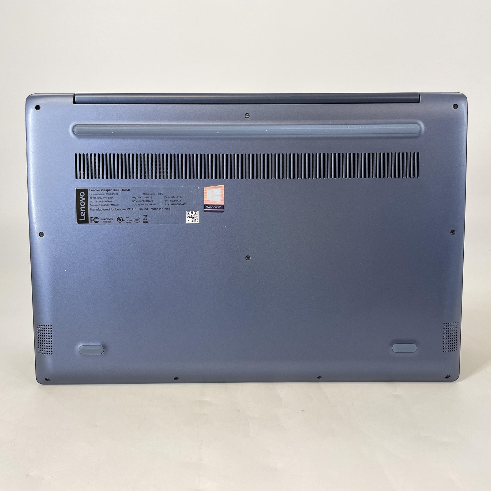 Lenovo IdeaPad 330s 15.6 2018 Blue HD i5-8250U 1.60GHz 12GB RAM 1TB SSHD Good