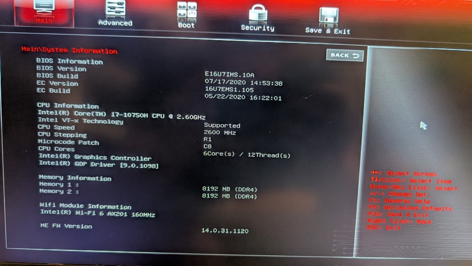 MSI GL65 Leopard 144hz 15.6in Gaming i7 16GB RAM 512GB SSD GeForce 2070 RTX