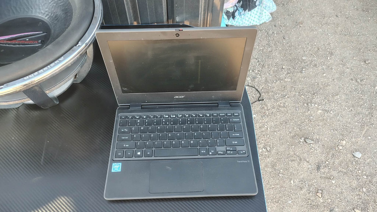 Acer TravelMate B 11.6″ Laptop Intel Celeron Windows Black w/ Charger
