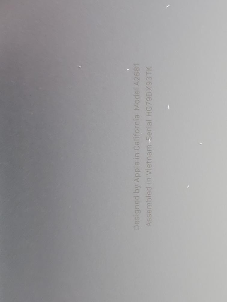 APPLE MACBOOK AIR A2681 (P04023177)