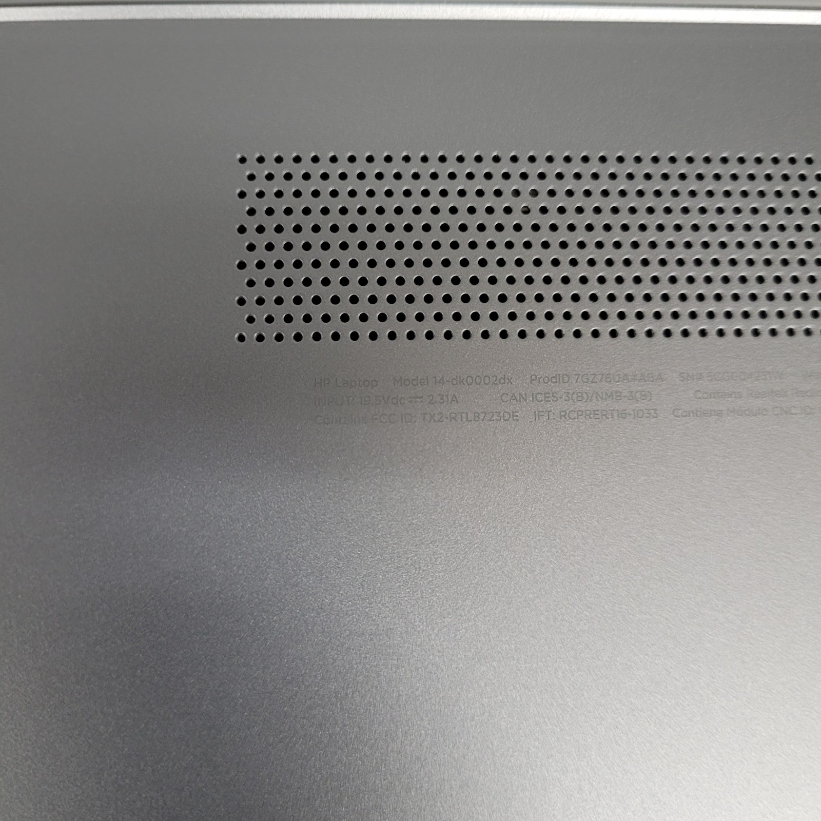 HP 14-dk0002dx AMD A9-9425 (3.10 GHz) 4GB RAM NO HDD