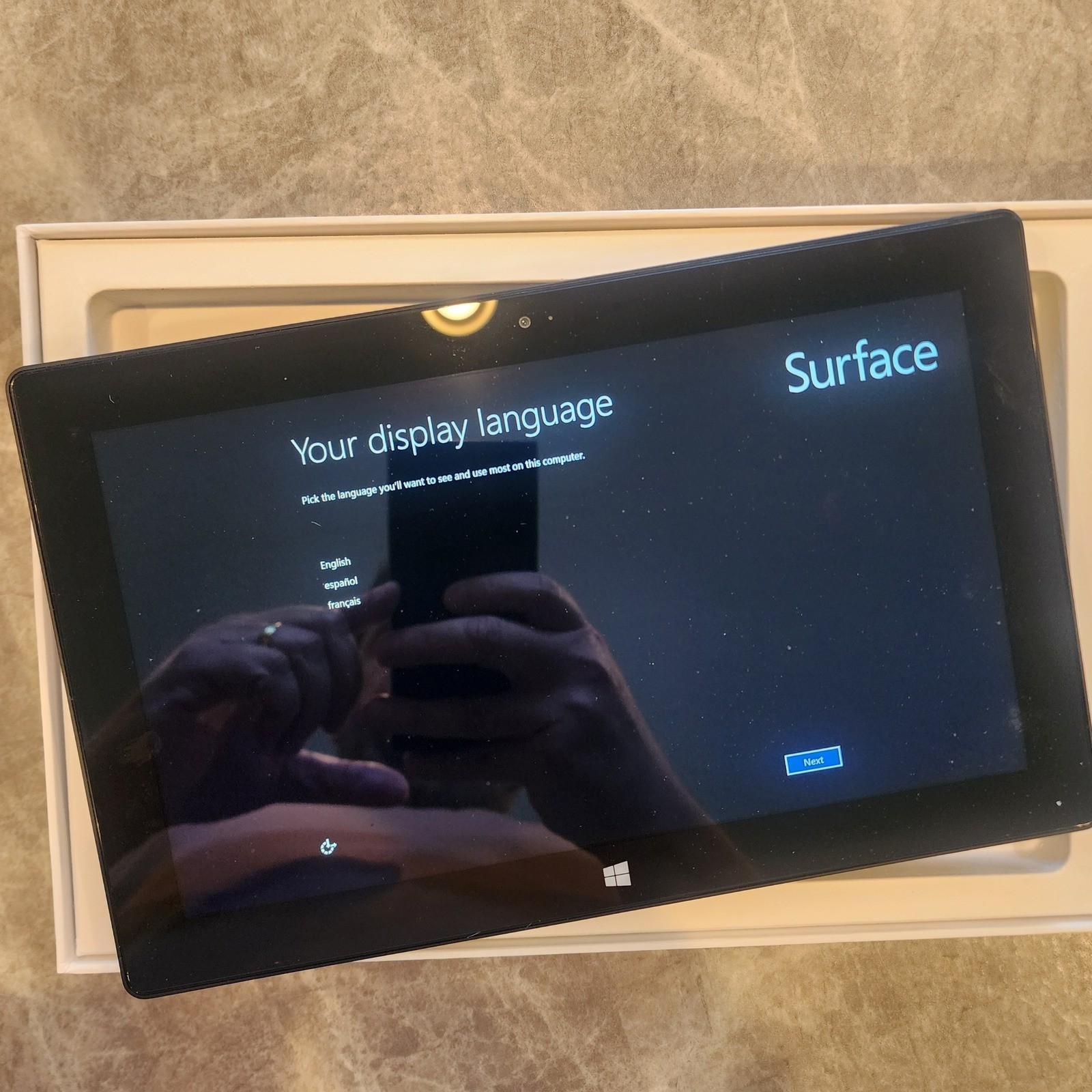 Microsoft Surface Pro Tablet 128 GB Hard Drive 4 GB RAM Windows 8 Pro Model 1514
