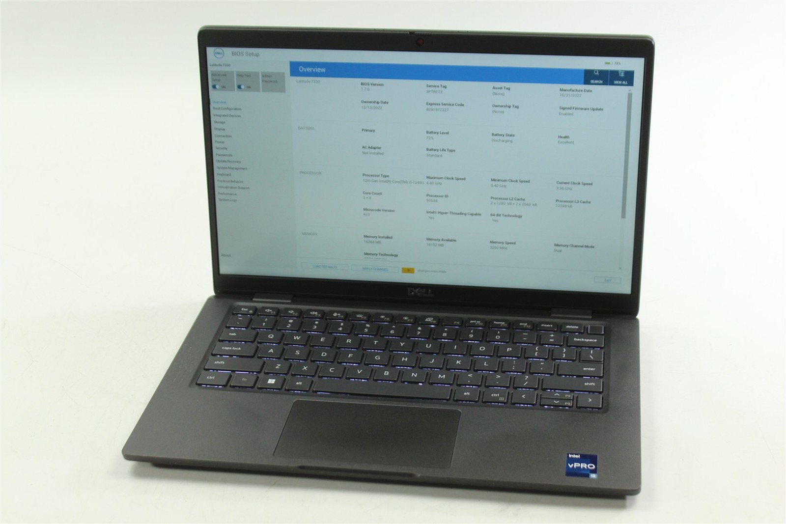 Dell Latitude 7330 13.3″ FHD i5-1245U 1.6GHz 256GB SSD 16GB RAM W11P