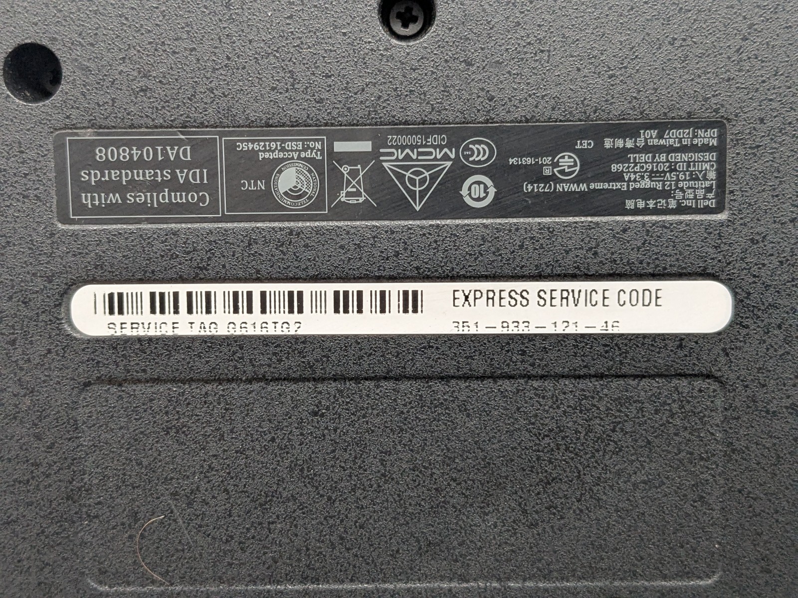 Dell Latitude 7214 12″ HD Touch I5-6300U 16GB RGB Motherboard Palmrest *READ*
