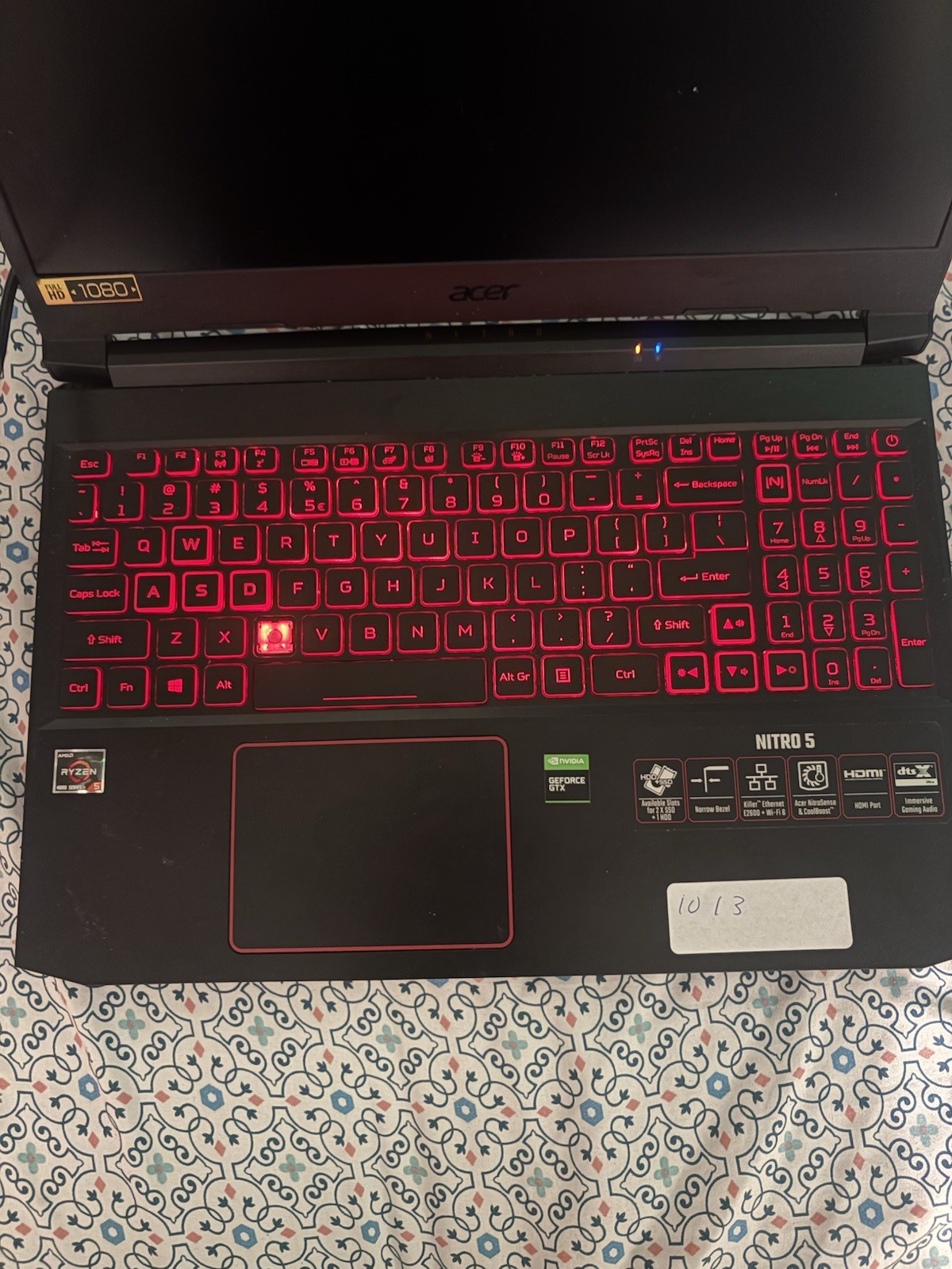 Acer Nitro 5 AN515-54-5812 15.6″ i5 9th Gen GTX 1650 8GB 256GB SSD
