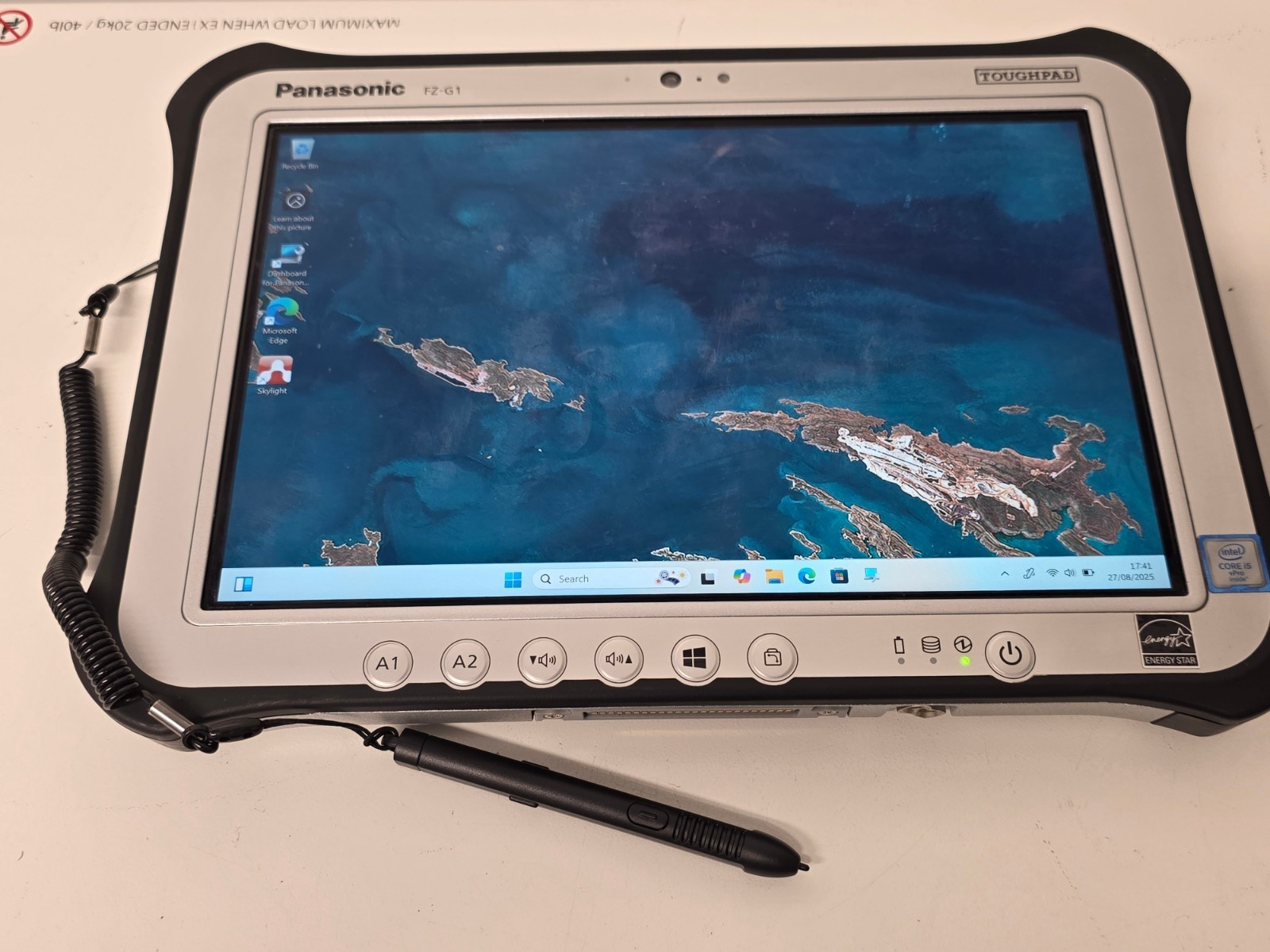 10.1″ PANASONIC TOUGHPAD FZ-G1 MK4 FZ-G1R0-53TE i5-6300U 2.40GHZ 4GB 128GB LTE