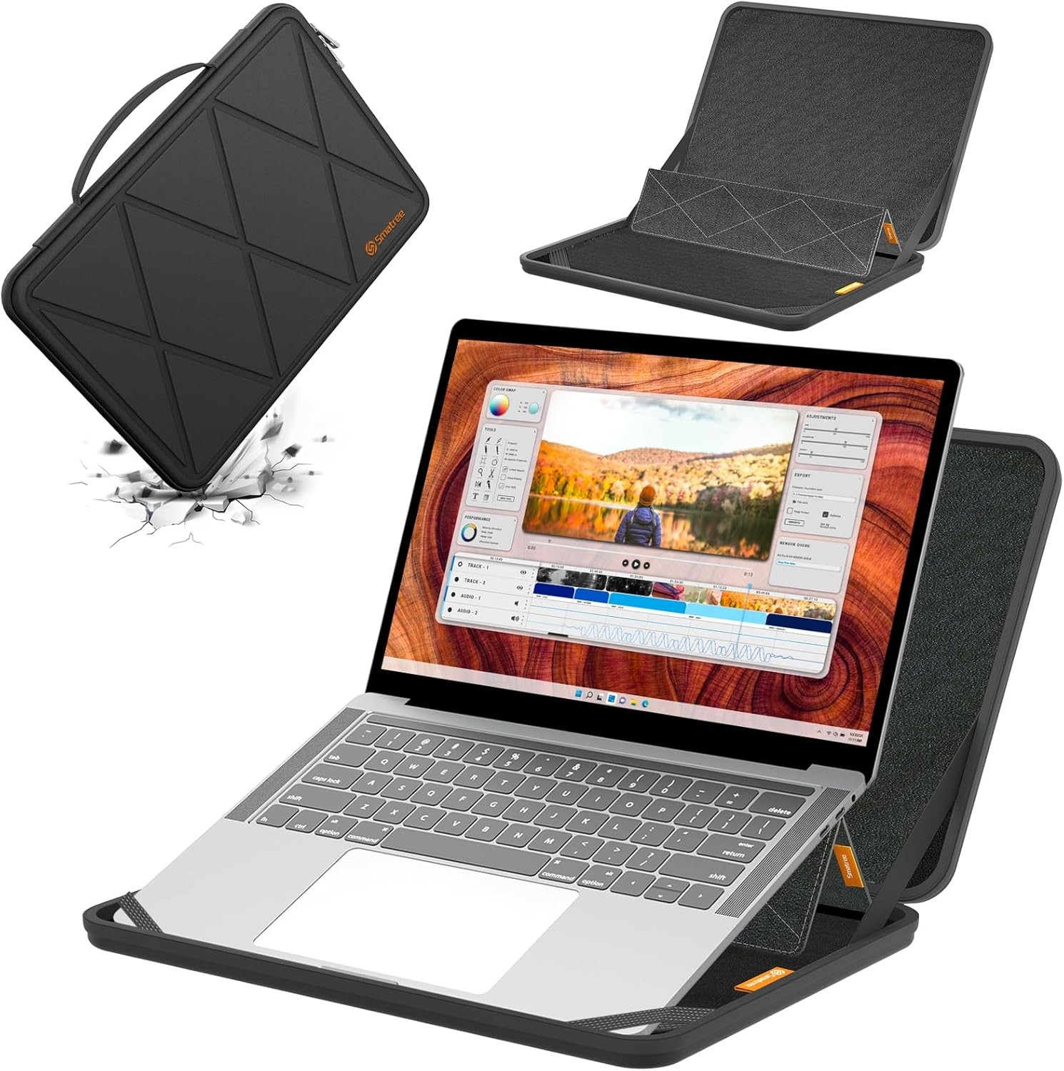 Hard EVA Protective Case Sleeve for 16 inch Dell Pro 16 Plus PB16250 Laptop