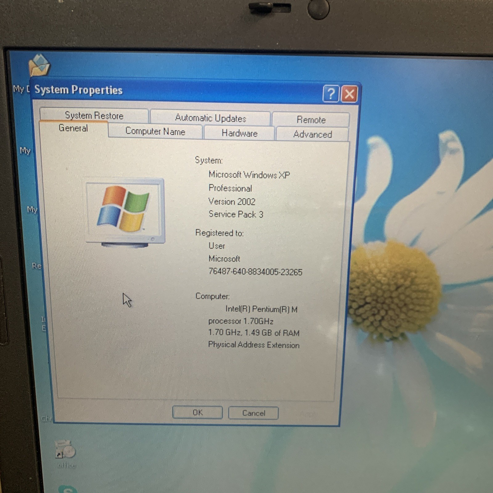 Acer TravelMate 2420 PM 1.7GHZ 1.5GB Ram 120GB HD Windows XP Pro SP3