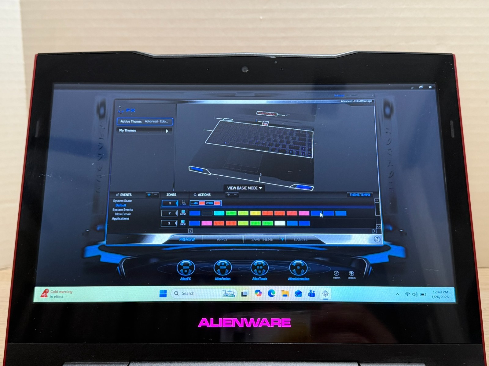 Alienware M11x R3 i5-2467M 8GB Ram 500Gb SSD GT 540M NEW BATT, W/AC