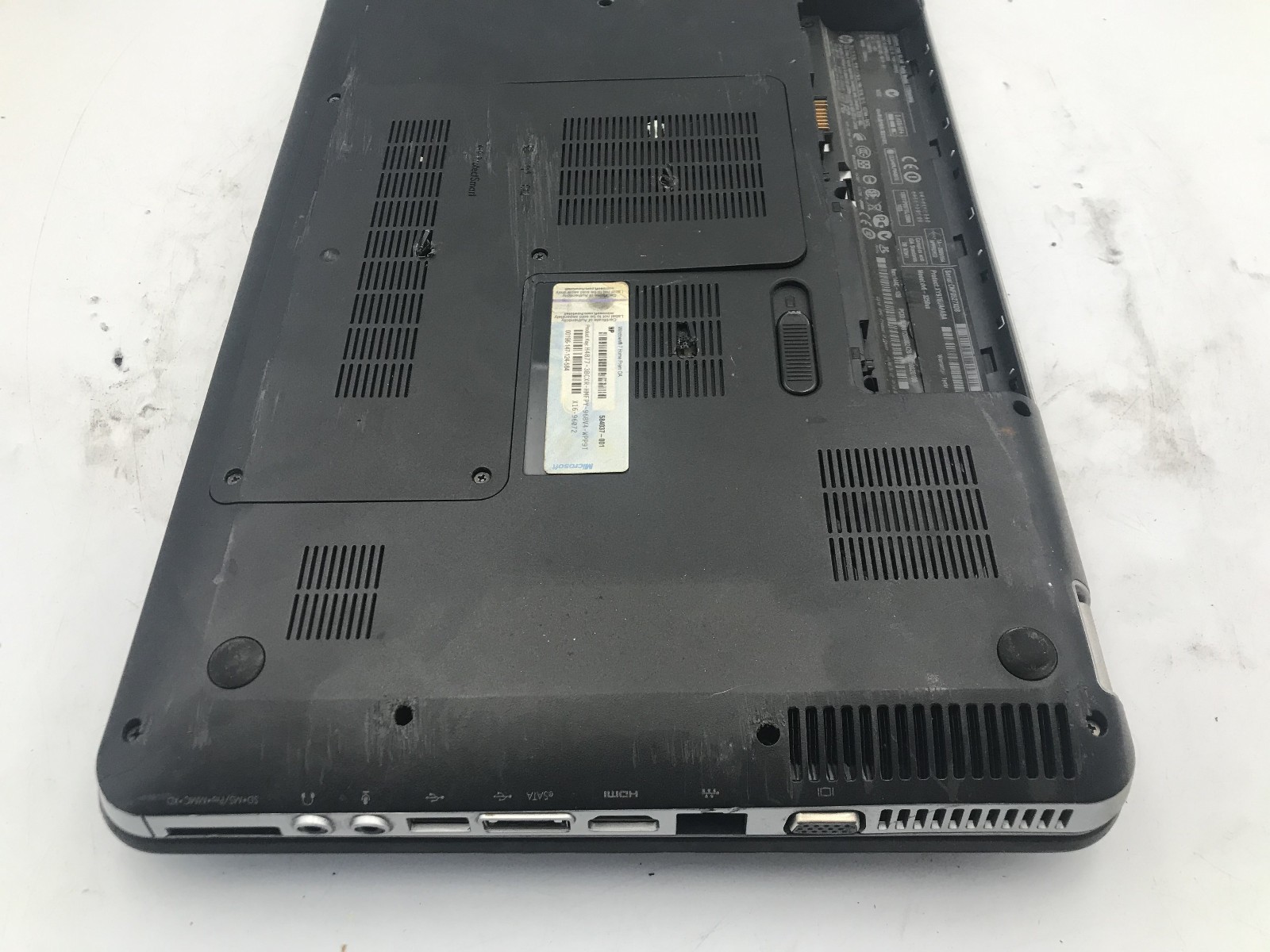 HP PAVILION DV6 3250US – FOR PARTS/DRILLED MOBO – INTEL I5 1ST GEN – NO RAM – BB