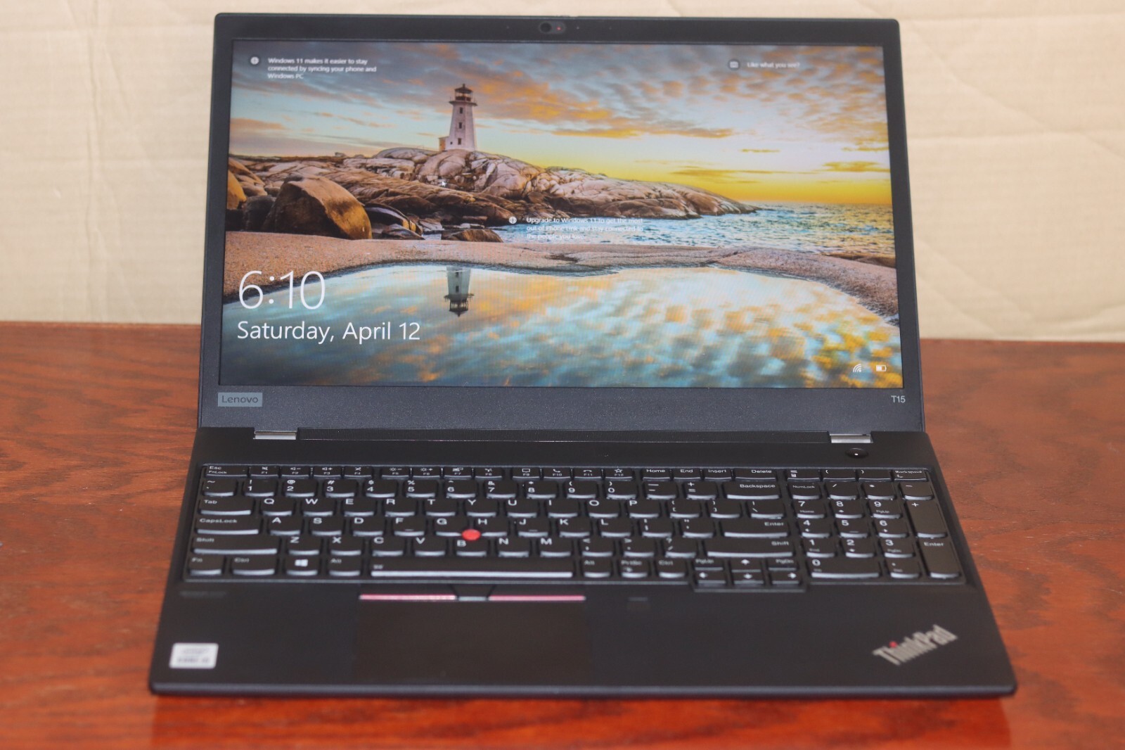 Lenovo ThinkPad T15 Gen 1 1.6 GHz i5-10210U 16GB Ram 256GB SSD – Very Good