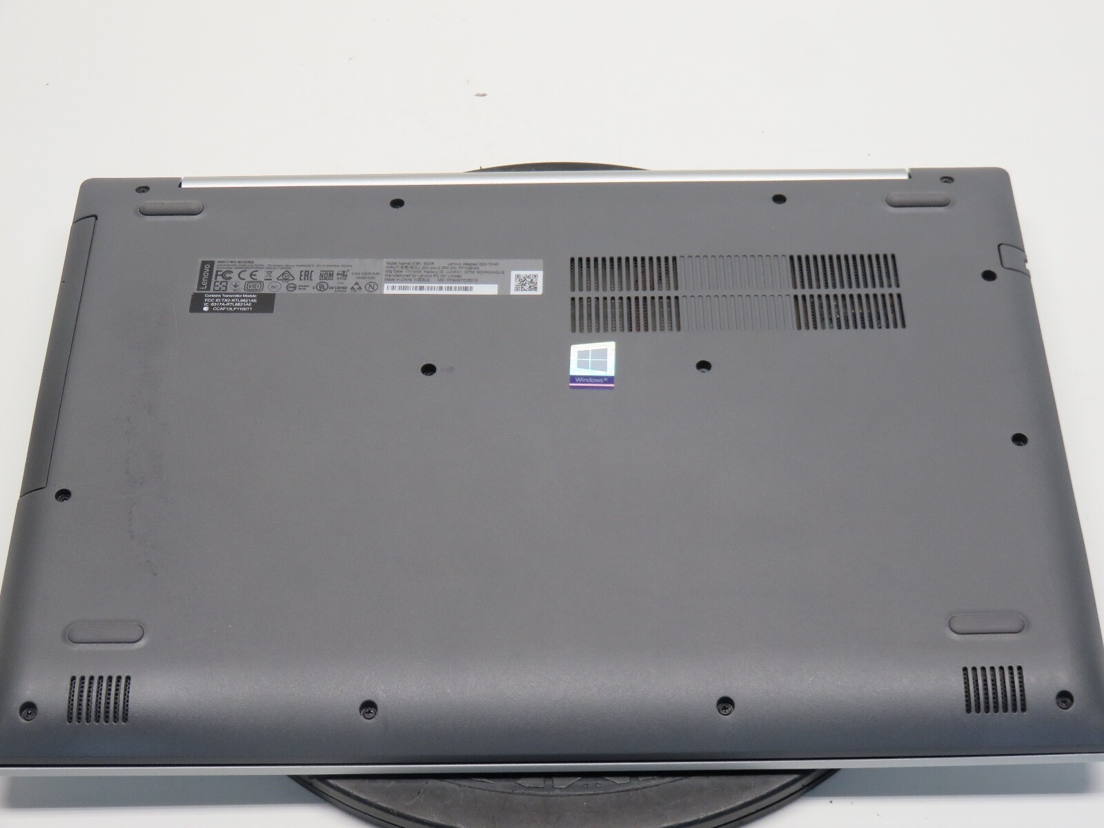 Lenovo Ideapad 320-151AP Intel Celeron CPU N3350 1.10GHz 4GB NO HDD No Batt