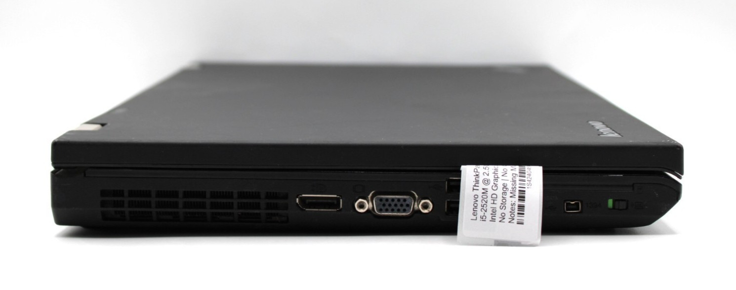 Lenovo ThinkPad T520 i5-2520M@2.5GHz 4GB DDR3 NO STORAGE/OS *USED/TESTED*