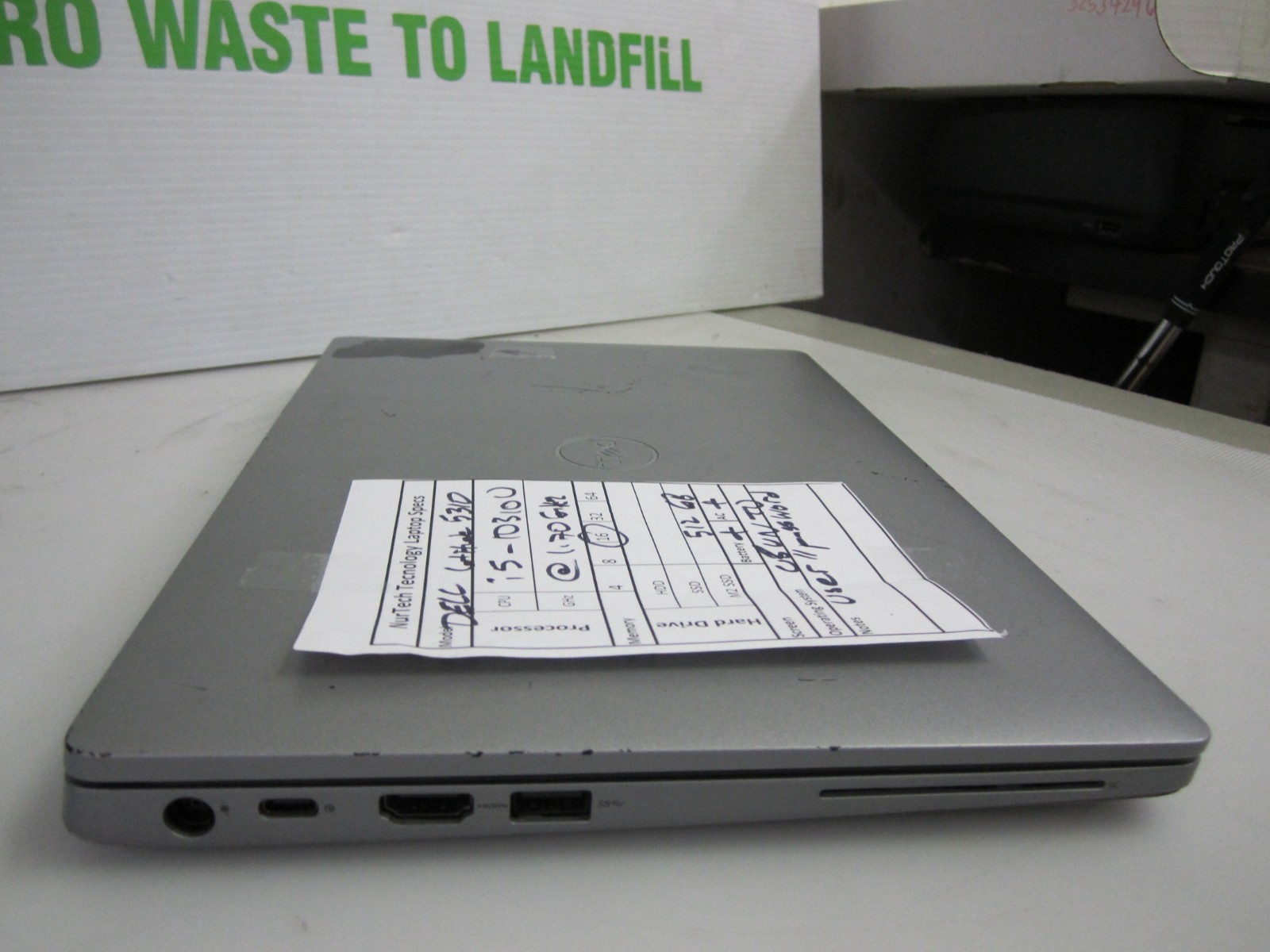 Dell Latitude 5310 13.3″ i5-10310U 1.70GHz 16GB 512GB M2SSD UBUNTU + AC