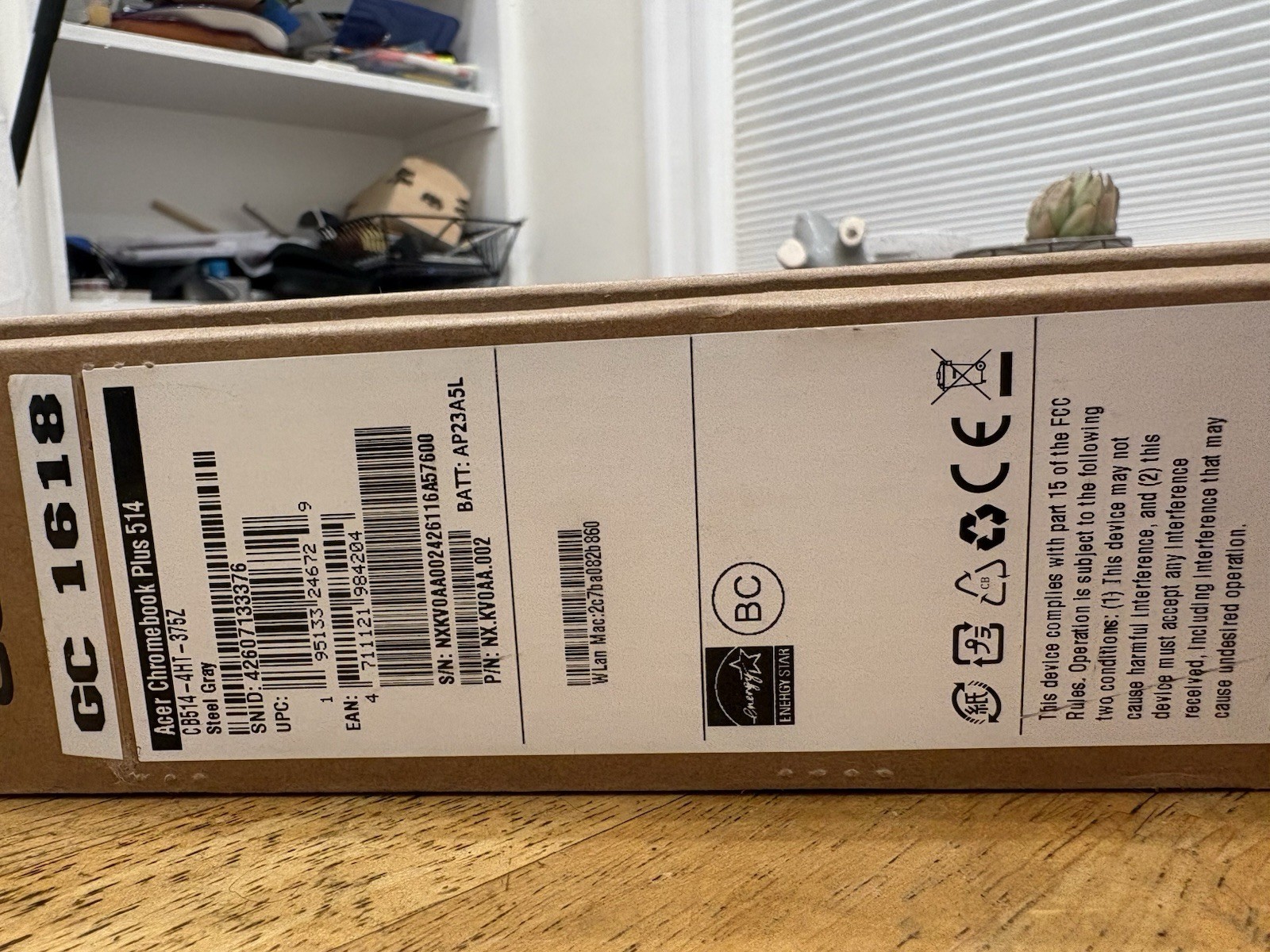 Acer Chromebook Plus 514 – 14in 8GB 128GB AMDRyzen3 2.4GHz