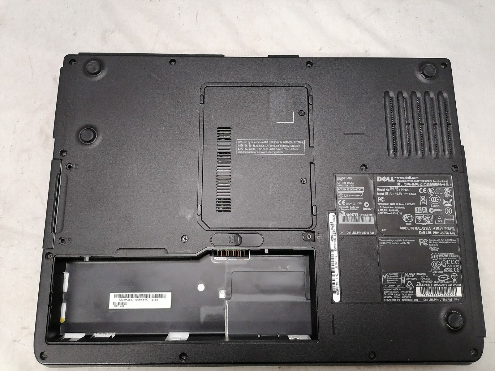 FOR PARTS 15.4″ Dell Inspiron 6000 (Intel Pentium M 730/1.5 GB RAM/NO HDD)