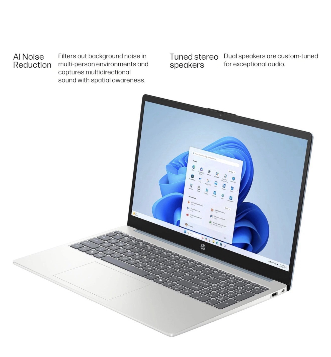 HP 15.6″ FHD Touch Intel Octa-Core 8GB RAM 256GB SSD Win 11 Home, Moonlight Blue