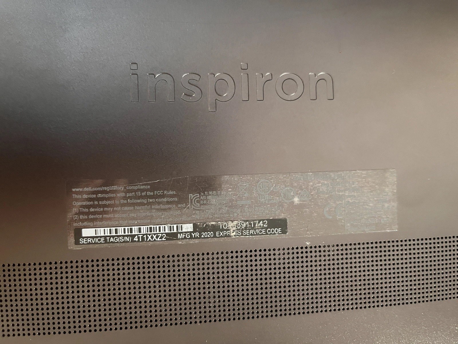 Dell Inspiron 7591 2in1 15.6 inch i7-10510U 4K Display TOUCH STYLUS 32Gb 512Gb
