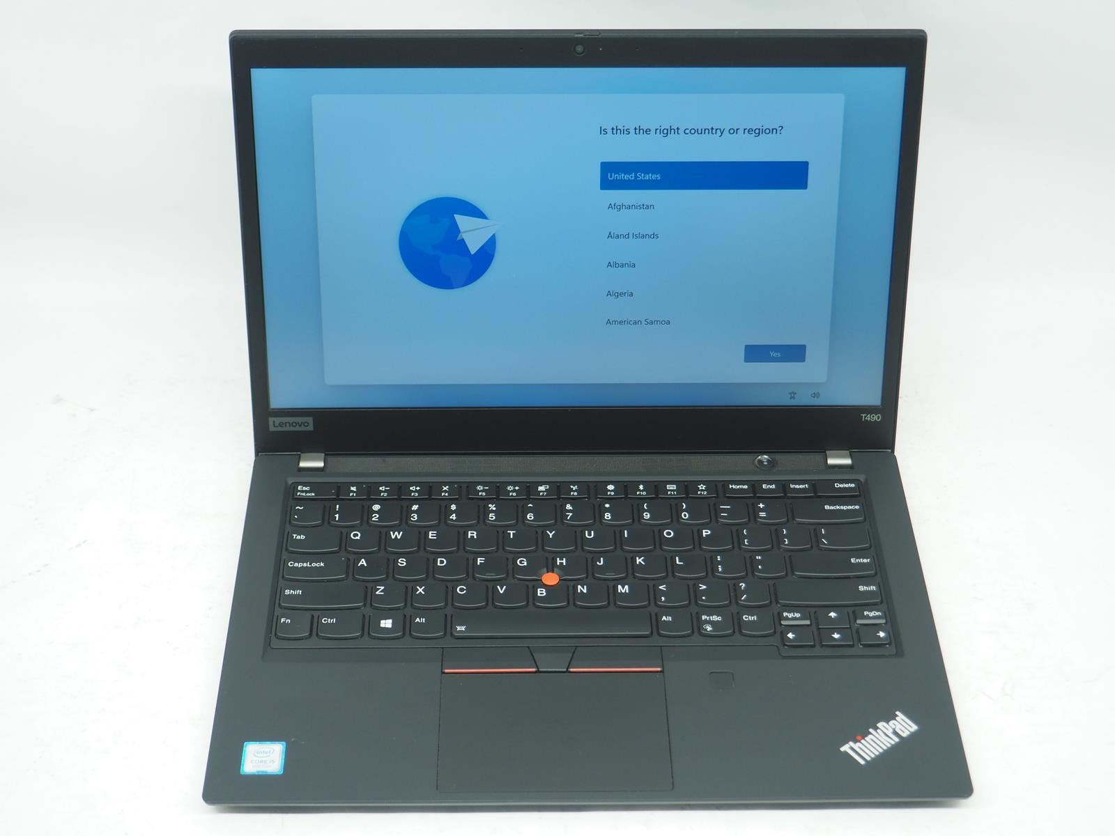 LENOVO THINKPAD T490 Intel Core i5-8265u 1.60GHz 8GB RAM 256GB NVMe Grade B