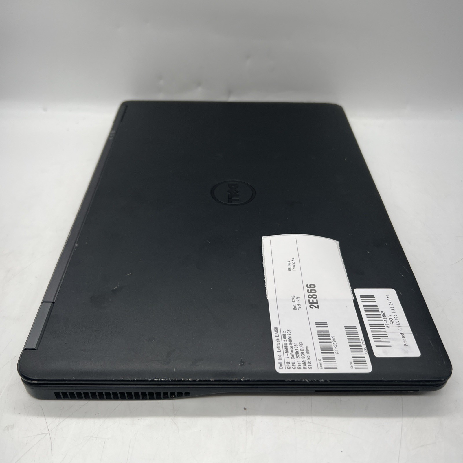 Dell Latitude E7450 i7 5600U 2.6GHz 8GB RAM GeForce 840M 2GB No Drive No OS