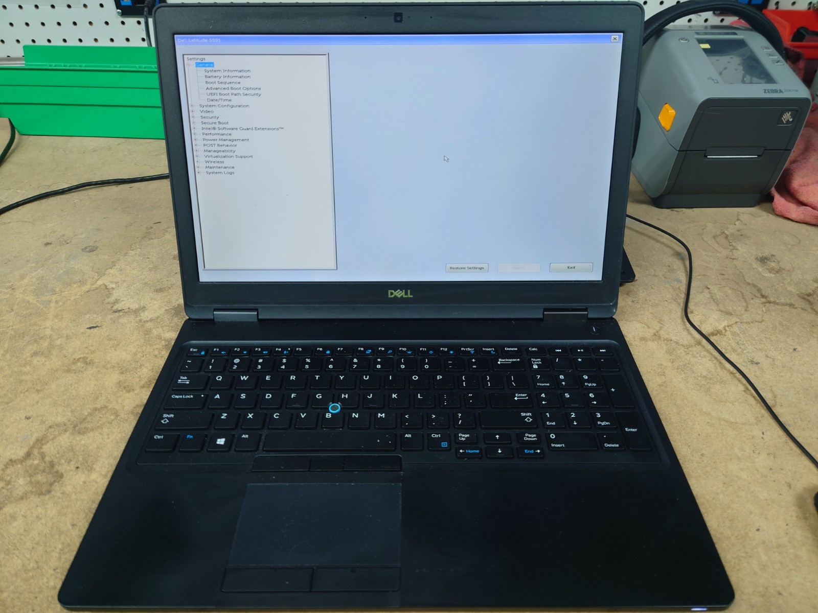 Dell Latitude 5591 15.6″ FHD i7-8850H 4GB RAM No OS/SSD