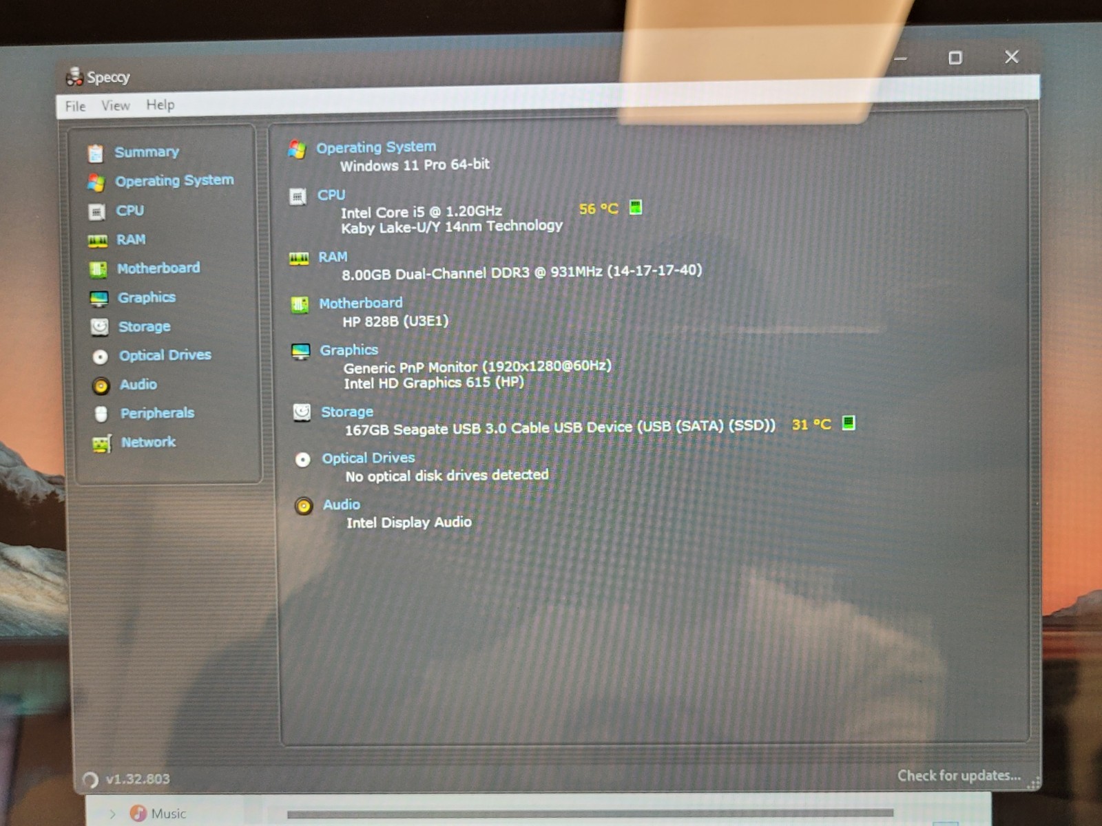 Hp pro x2 612 G2 12″touch i5-7y57 1.2gh 8gb ram no ssd nocharger READ 5CG8171GJF