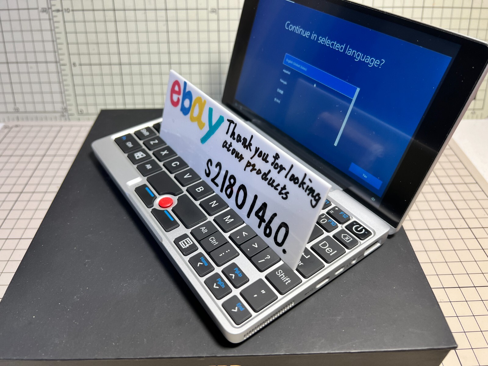 GPD POCKET X7-Z8750 model UMPC portable personal computer SILVER Excellent +