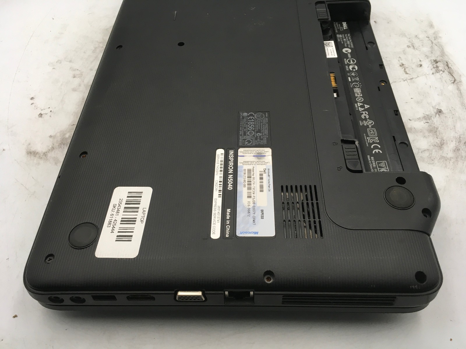 DELL INSPIRON N5040 – INTEL CORE I3 1ST GEN – NO RAM – FOR PARTS – READ DESC -BB