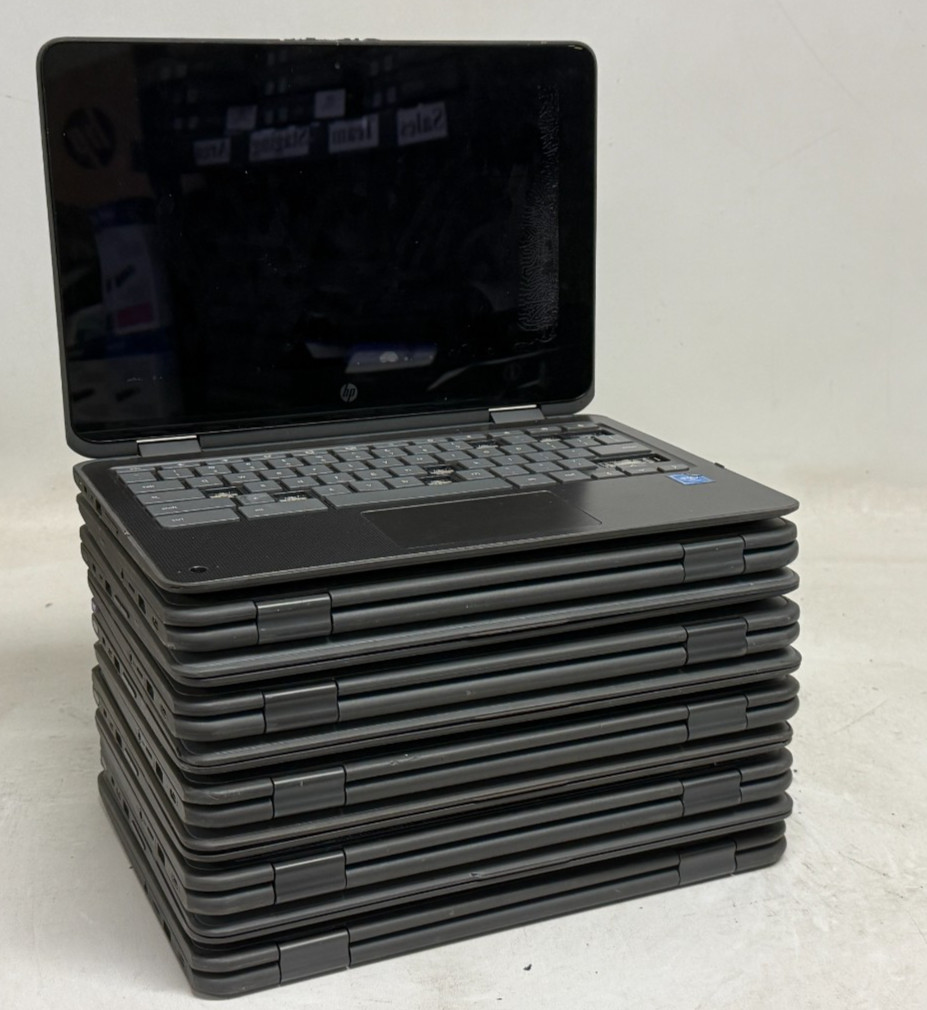 HP Chromebook x360 11 G1 2in1 11.6″ (N3350 – 4GB RAM – 32GB Storage) – Lot of 10
