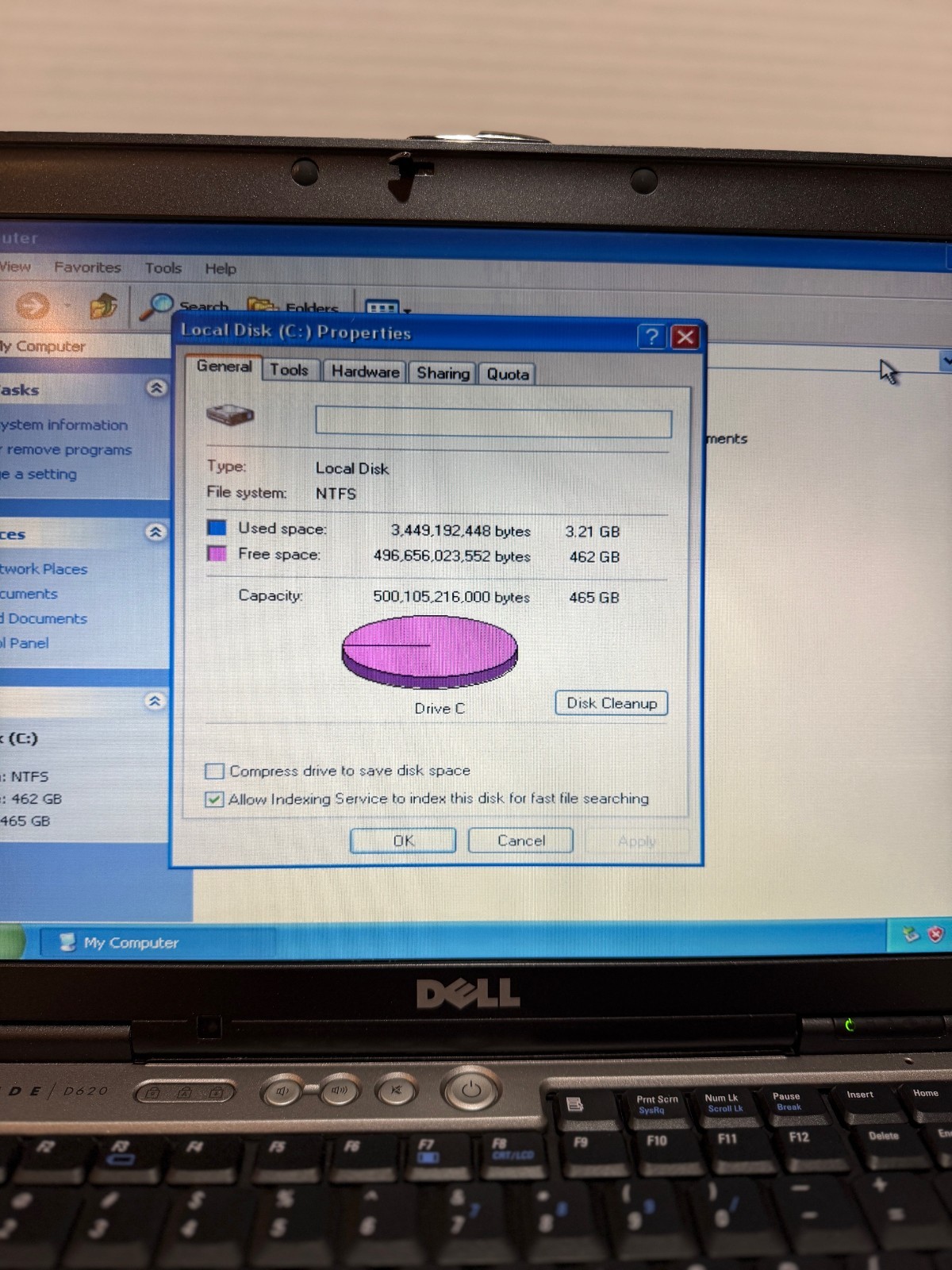 Dell D620 Laptop | Win XP Pro | 500GB SSD | 4GB RAM | Docking Station | WiFi