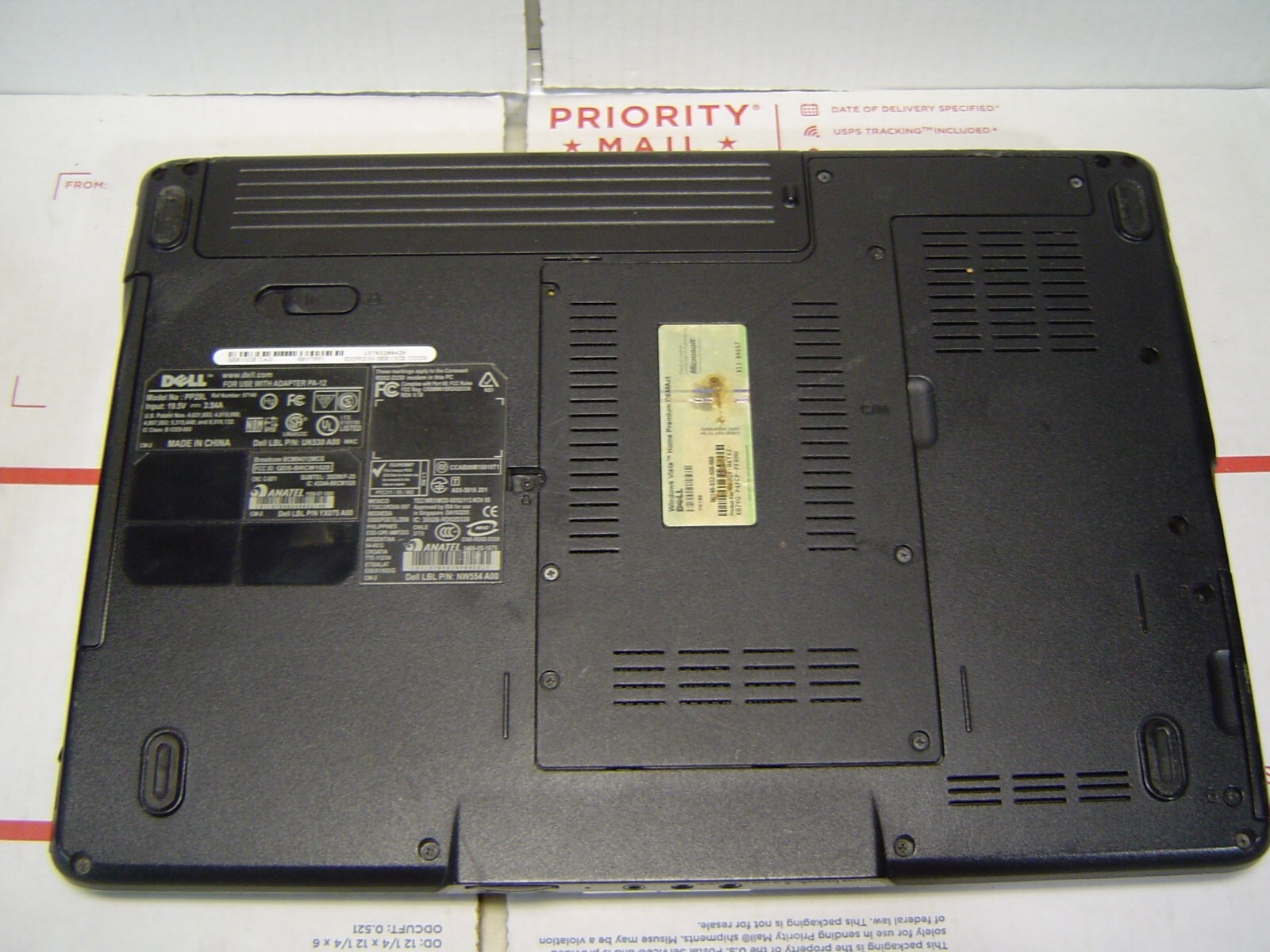 15.4” Dell Inspiron 1525 Laptop Intel Pentium 1.86 GHZ 2GB RAM 320GB Working