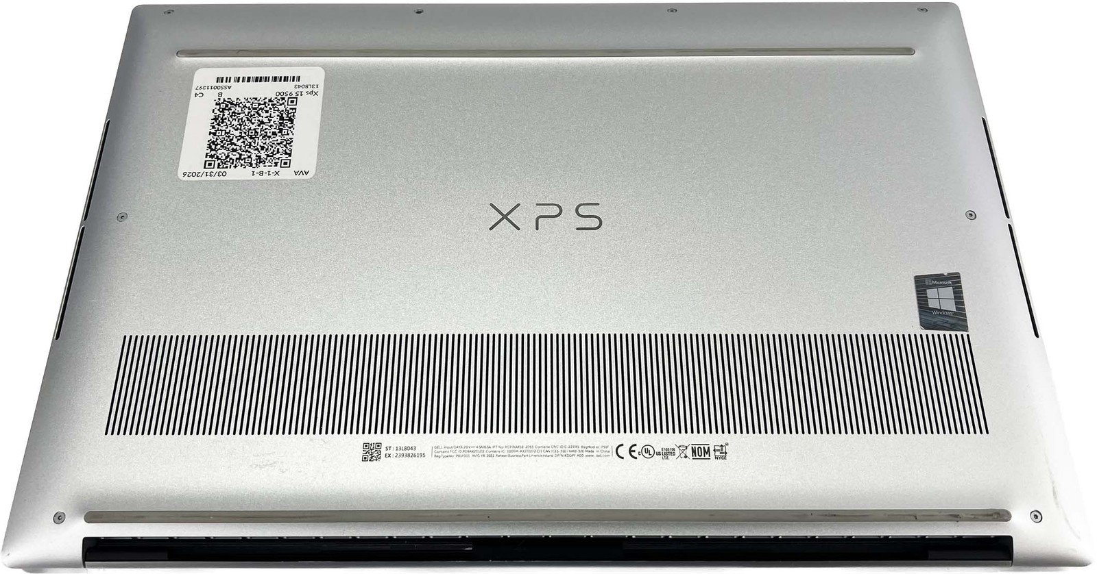 Dell XPS 15 9500 15″ Laptop i7 10th NVIDIA 1TB SSD 32GB RAM Win 11 Pro (AVA) CB