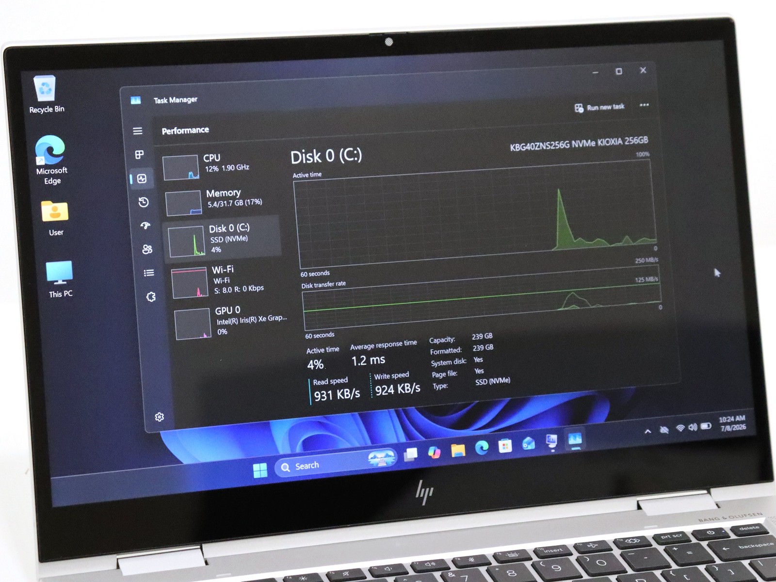 HP EliteBook x360 830 G8 13.3″ Touch Core i7-1185G7 32GB 256GB NVMe W11P – As Is