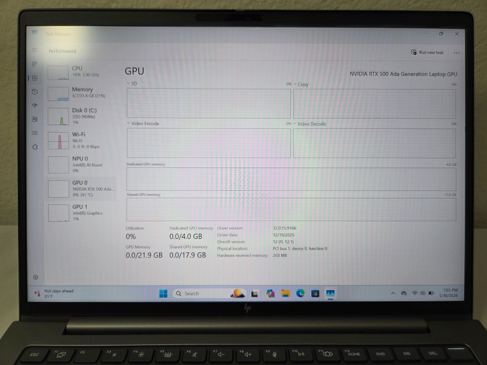 HP ZBook 8 G1i 14″ – Ultra 7 265H, 32GB RAM, 512GB SSD, NVIDIA RTX 500, WARRANTY