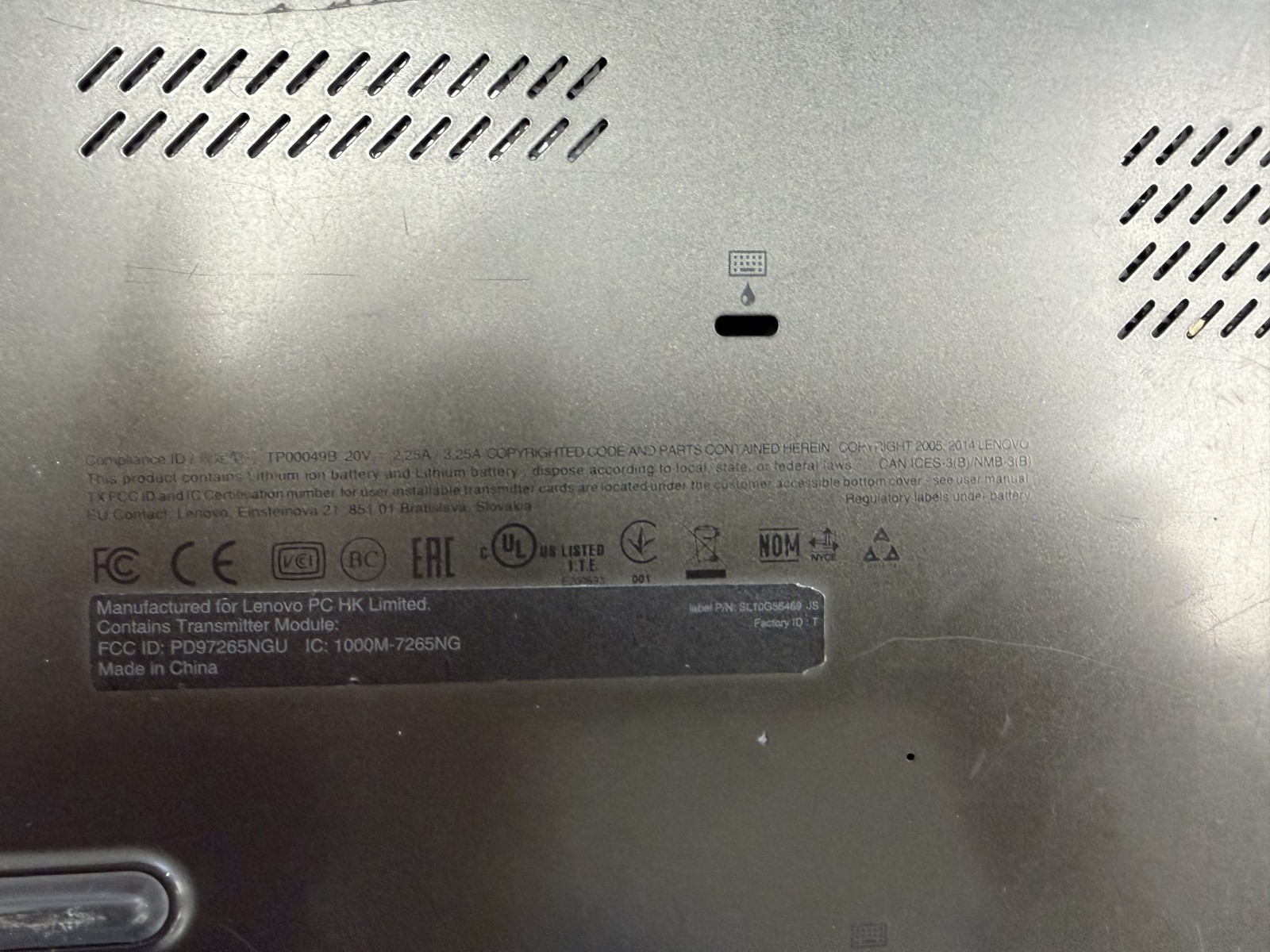 LENOVO THINKPAD T450S CORE I5 5TH DDR3 4GB RAM 14GB SSD USED