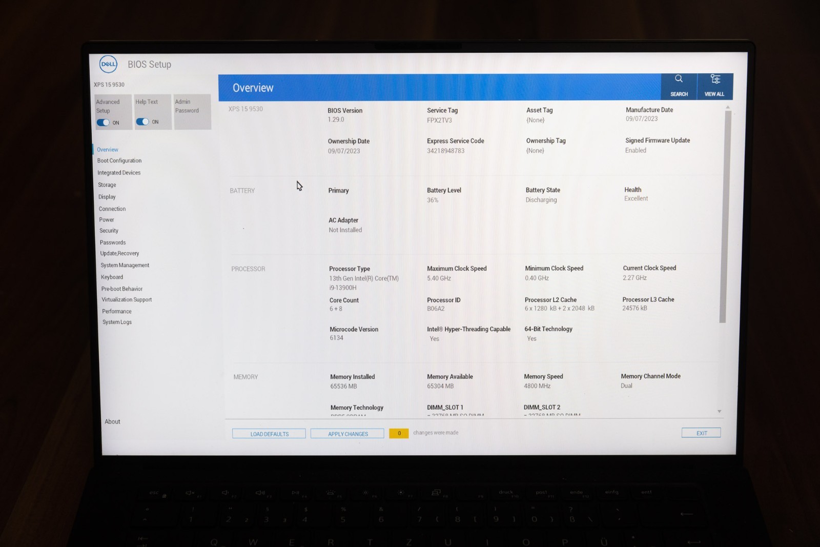 Dell XPS 15 9530 i9-13900H, 64GB RAM, RTX 4070, 2TB SSD