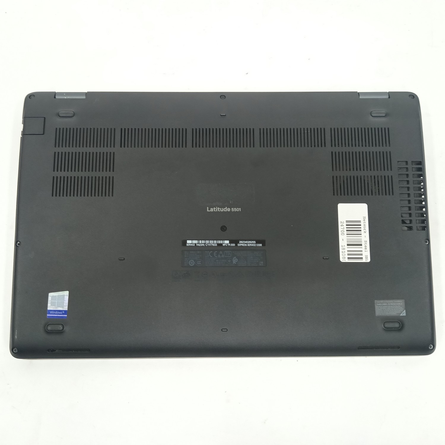 Dell Latitude 5501 i5 9400H 2.50GHz 12GB DDR4 250GB SSD Win11