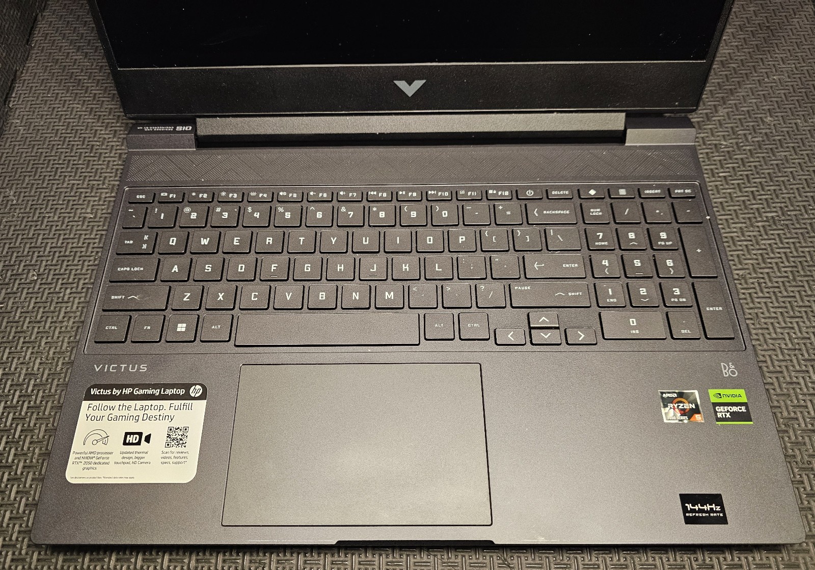 HP Victus 15-FB1013DX 15.6″ Ryzen 5 7535HS 3.3GHz 8GB DDR5 512GB NVME RTX 2050