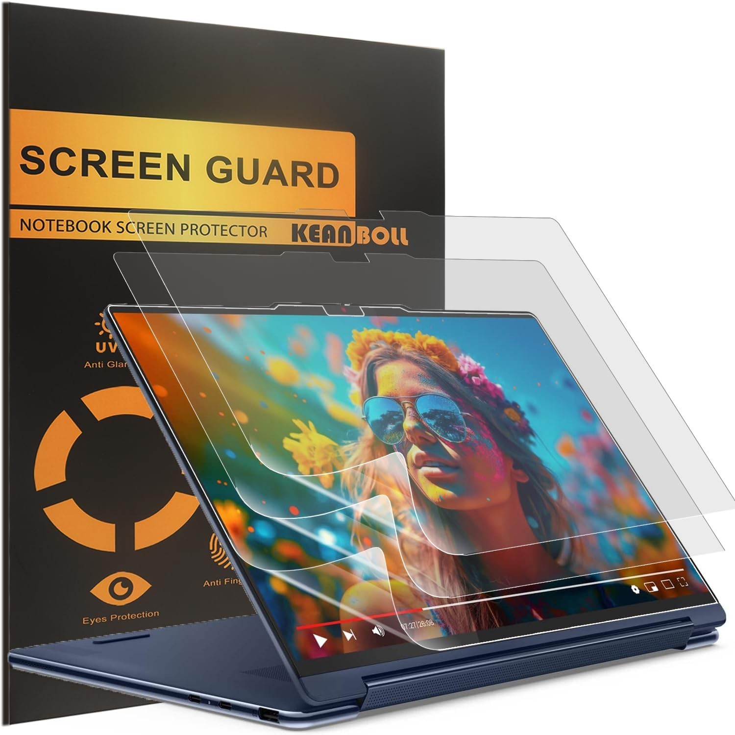 3 Pack Matte-Anti Glare Screen Protector for Lenovo Yoga 9i Aura Edition 2-in-1
