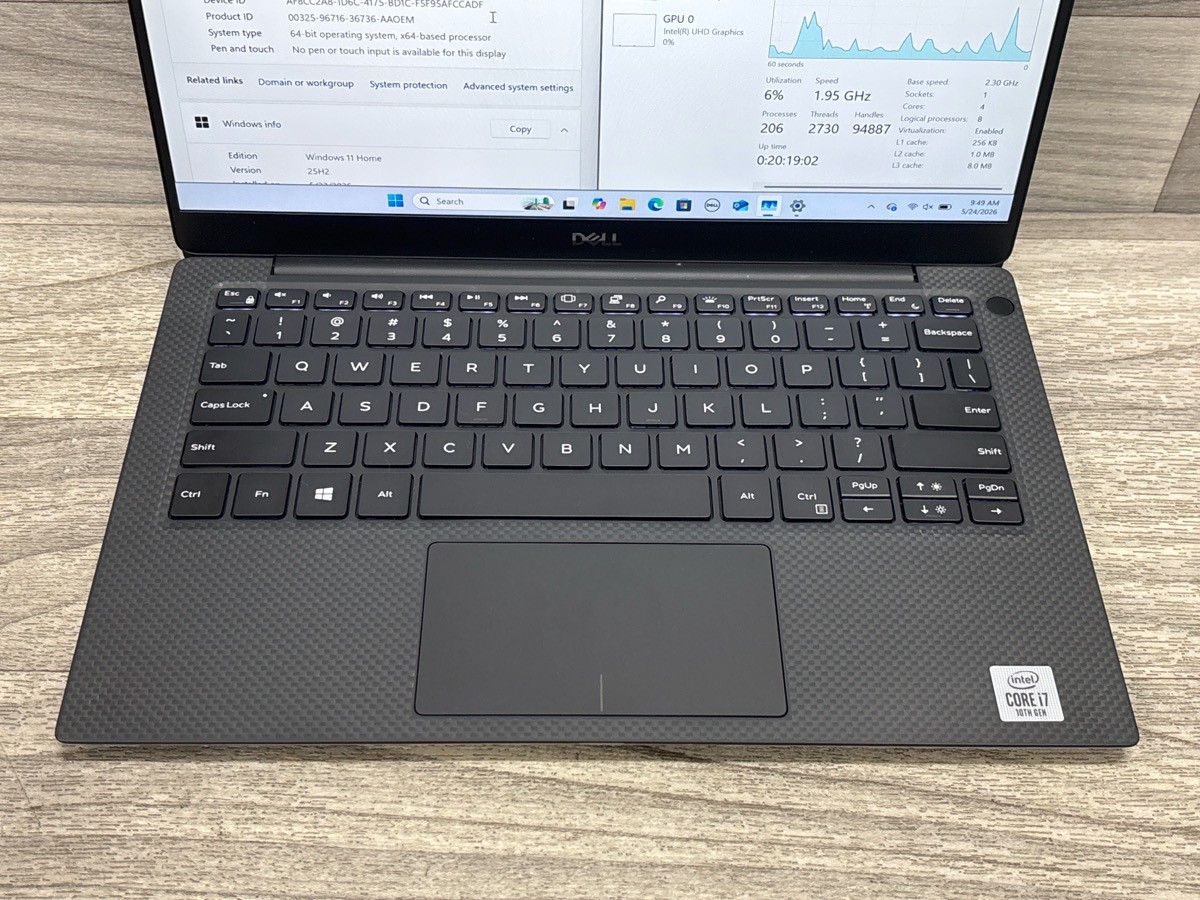 Dell XPS 13 9300 i7-10510U 8GB RAM 512GB SSD Laptop (A1D031747)