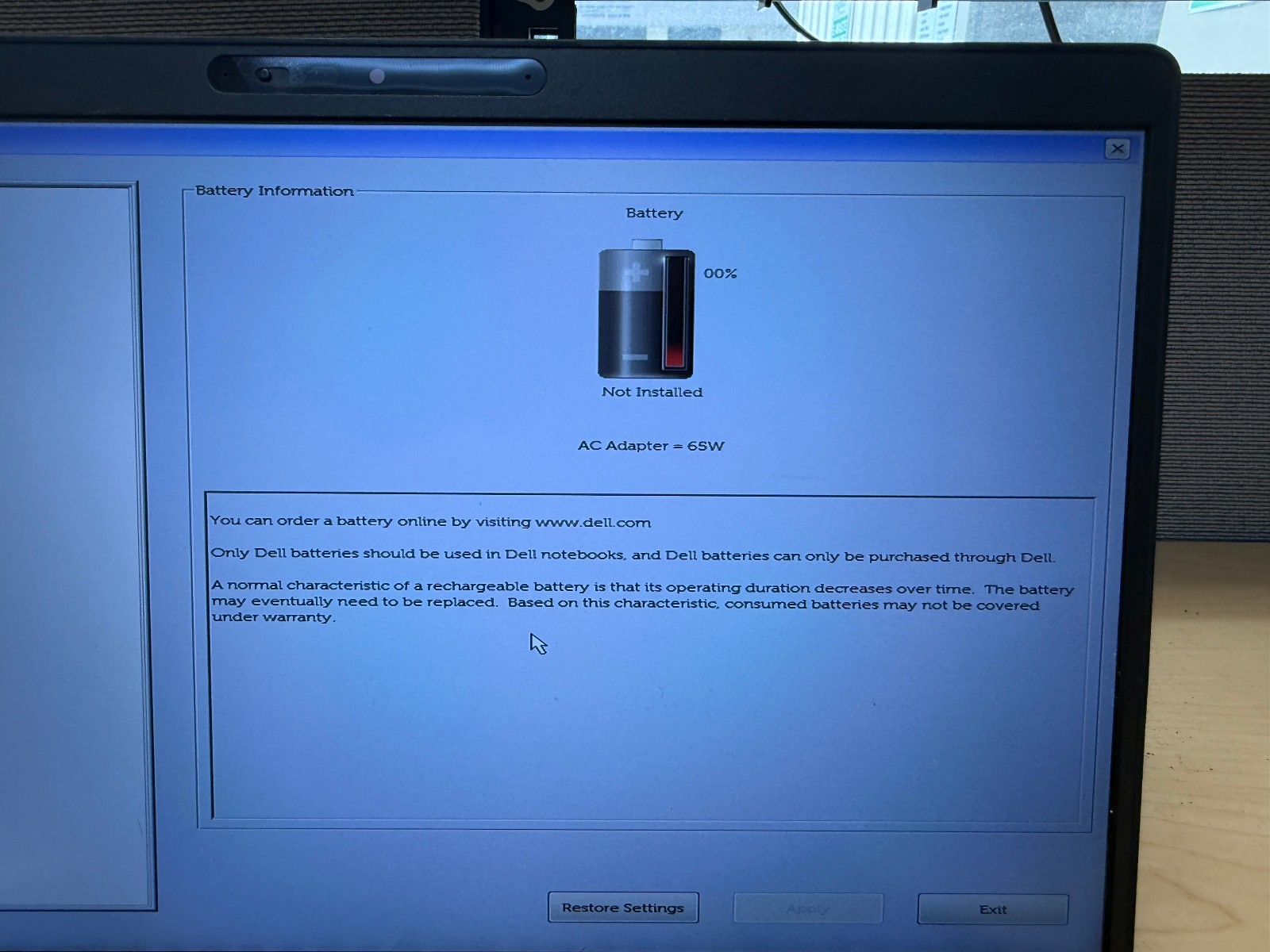 Dell Latitude 5400 Intel i5-8365U 8GB RAM- No Battery/SSD/OS/AC