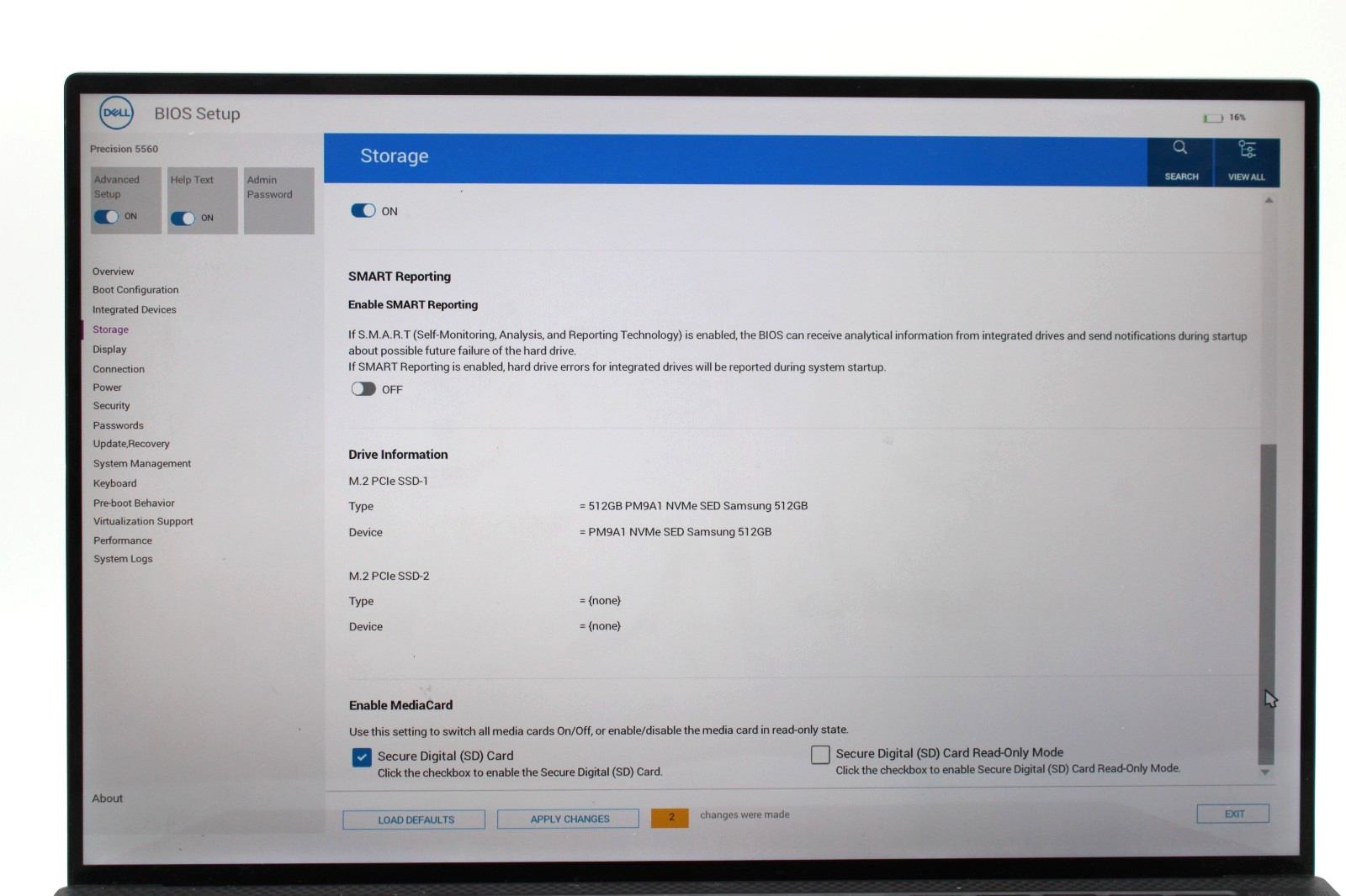 Dell Precision 5560 15.6″ Touch i9-11950H 16GB RAM 512GB SSD NIVIDIA RTX A2000