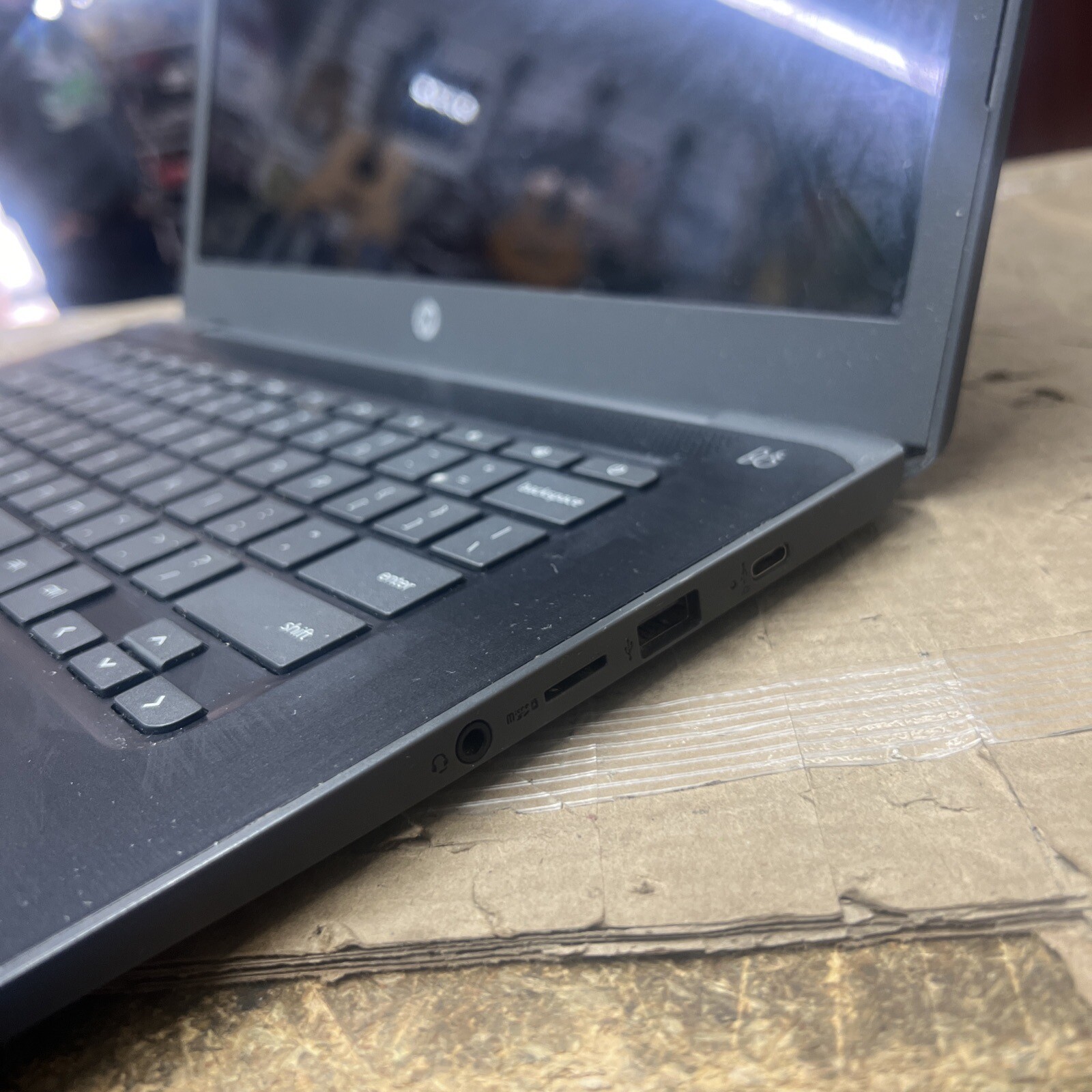 HP Chromebook 14-db0025nr Laptop – Chalkboard Grey