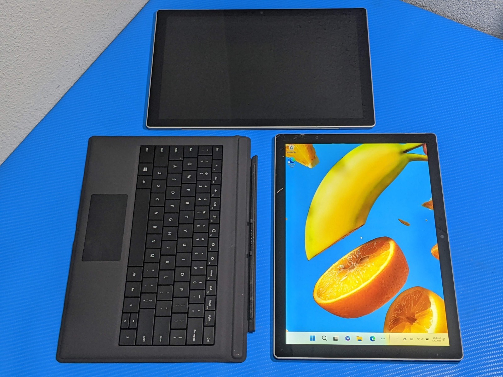 LOT of 2 MS Surface Pro 1796 12.3″2736×1824 TOUCH i7-7 2.5GHz 16GB 512GB SSD 11P