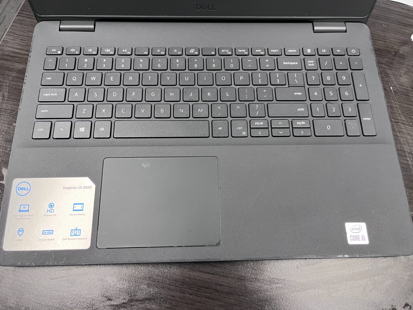 Dell Inspiron 15 3000 Touchscreen Laptop – Intel i5, 12GB RAM, 256GB SSD_AA634