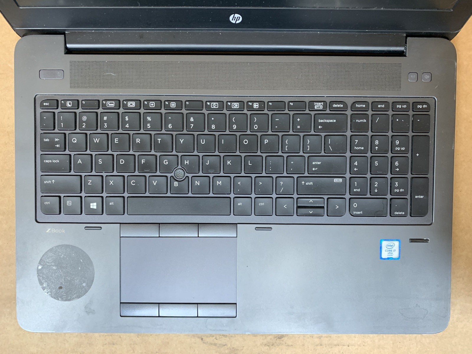 HP ZBook 15 G3 Laptop Intel Core i7-6820HQ 8GB DDR4 RAM NO SSD/HDD/OS FOR PARTS