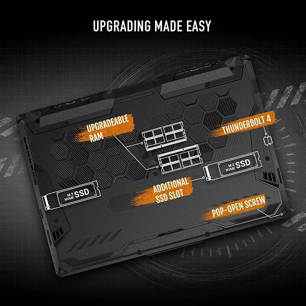 ASUS TUF Gaming F15 Gaming Laptop, 15.6”