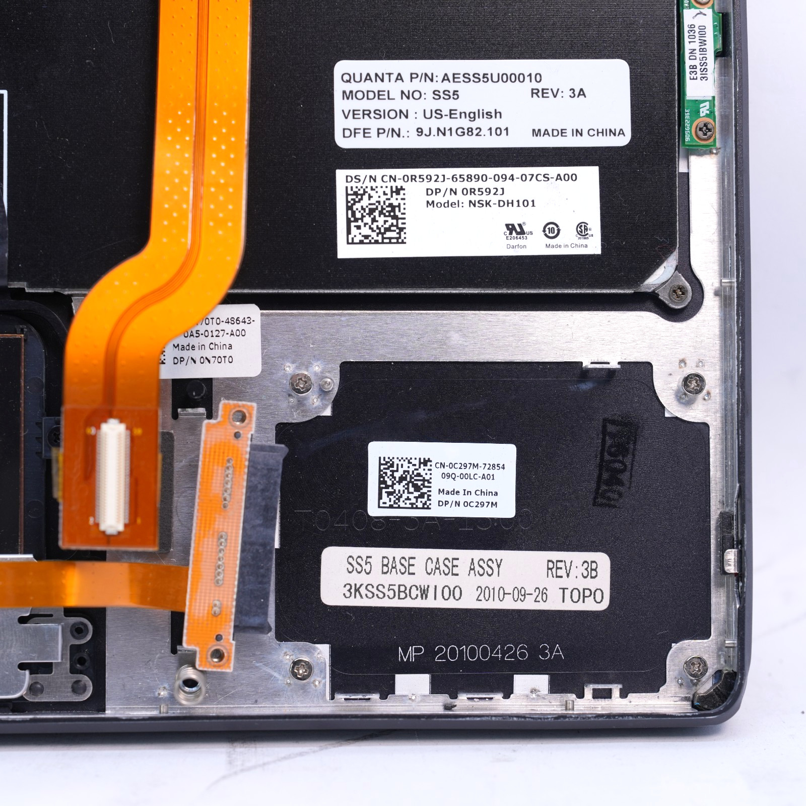 Dell Adamo 13 Laptop Core 2 Duo L9600 4GB Ram NO SSD NO OS T12-C8