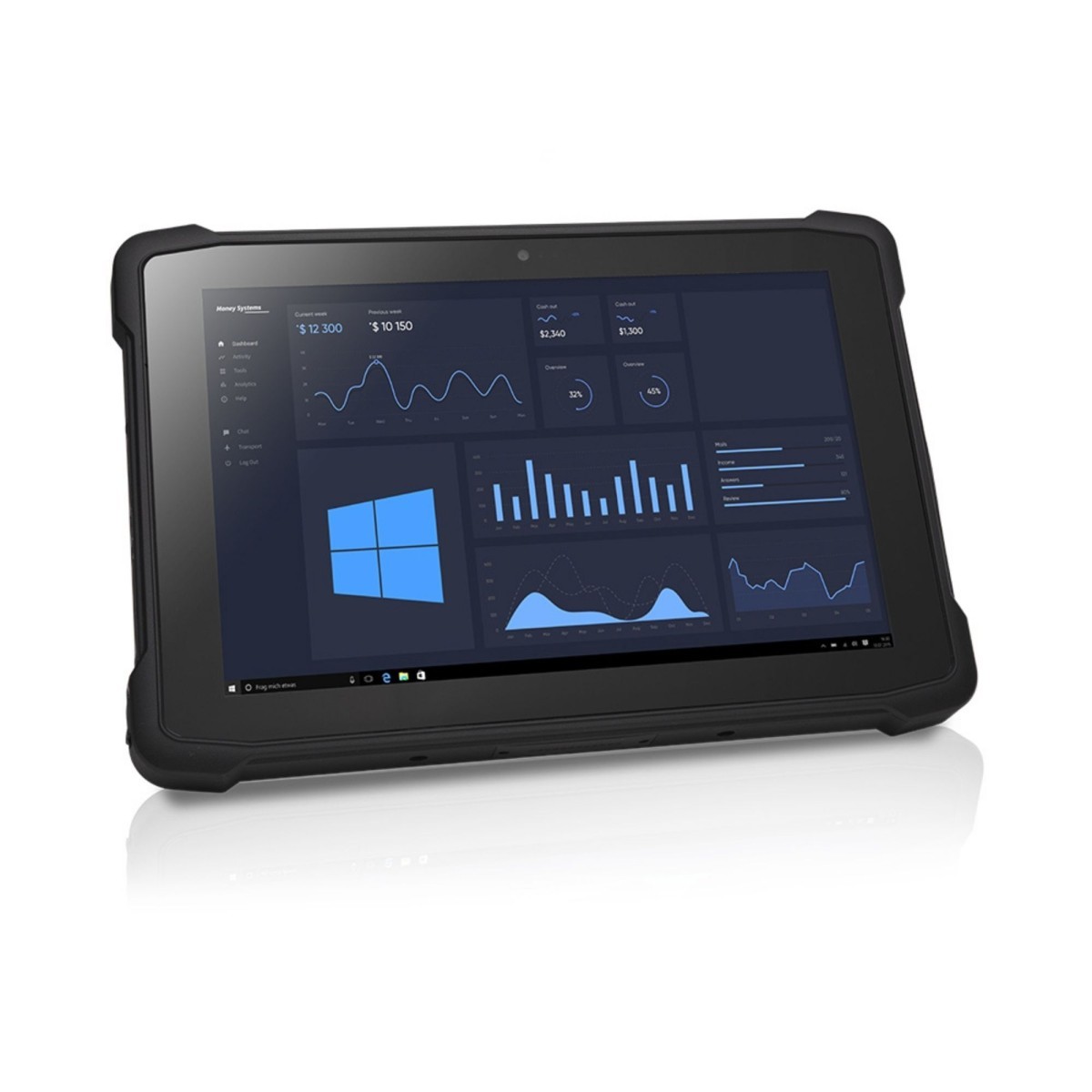TABLET RUGGED 10″ 3G 4G GPS IP65 INTEL ATOM 4GB 64GB TOUCHSCREEN W11 8000MAH
